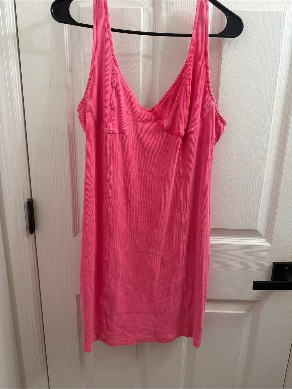 aerie Hot Pink Slip Mini Dress